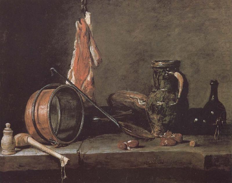 Jean Baptiste Simeon Chardin Still there is meat china oil painting image